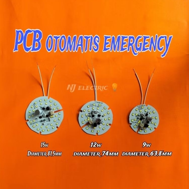 PCB Lampu emergency  lampu otomatis