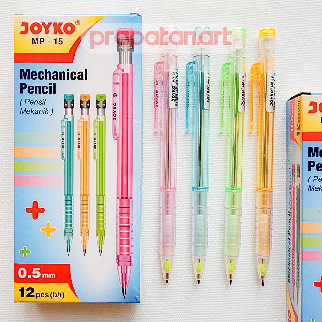 

Joyko MP-15 Mechanical Pencil 0.5mm | Pensil Mekanik