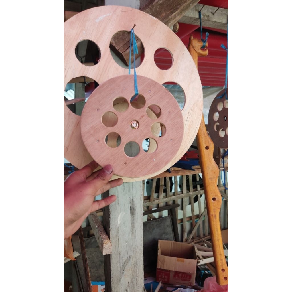 Bladu Brazil CARRETILHA GULUNGAN layangan versi standar jari-jarj