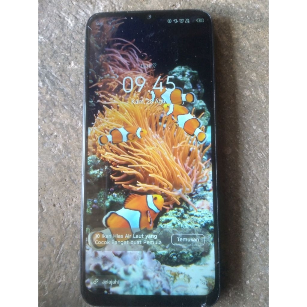 hp infinix hot 11 play bekas normal