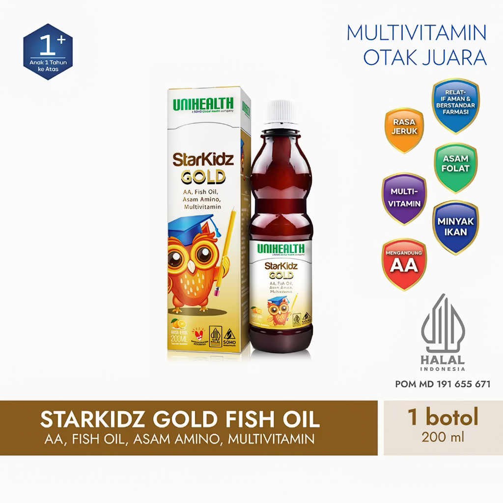 Starkidz Fish Oil Gold Anak Unihealth