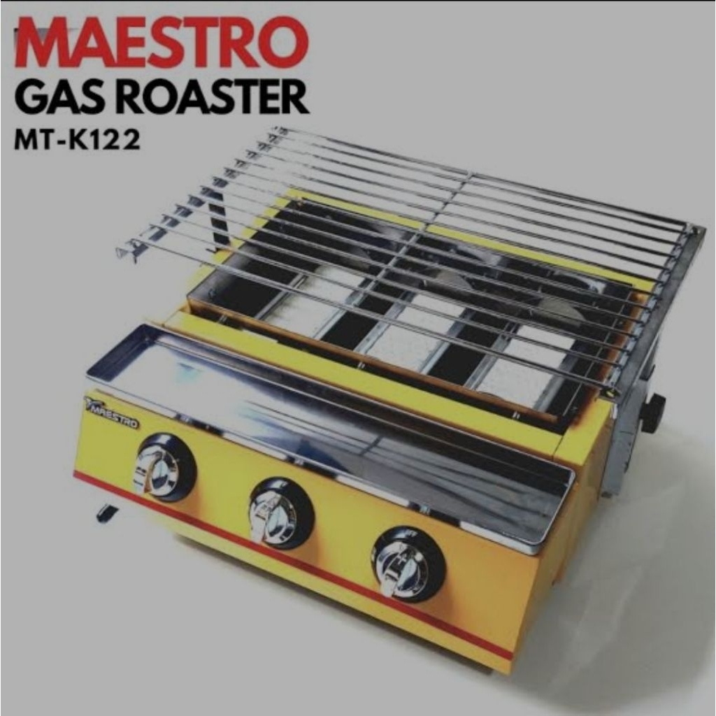 Kompor Panggang Maestro Gas Roaster MT-K122 Kompor Sosis Bakar Panggangan Gas bbq