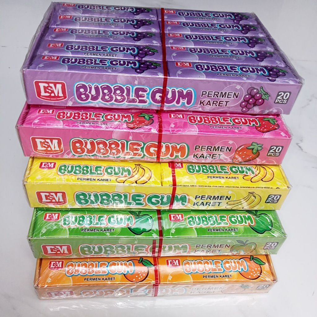 

1 pack BUBBLE GUM DSM / PERMEN KARET