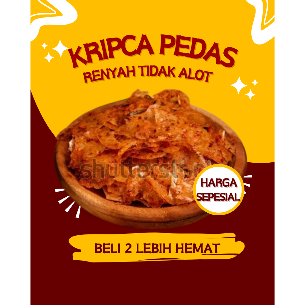 

( Camilan id) KERIPIK KACA SULTAN PEDAS DAUN JERUK 250 GR keripik kaca pedas dower camilan kiloan murah