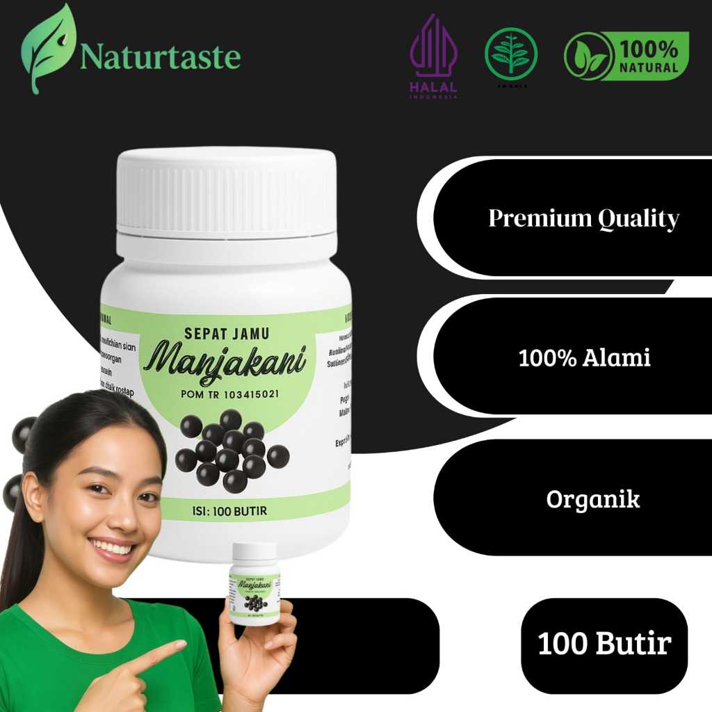 

Naturtaste Kapsul Jamu Sepat Manjakani 100 Butir - Rempah - Rimpang - Herbal Nusantara