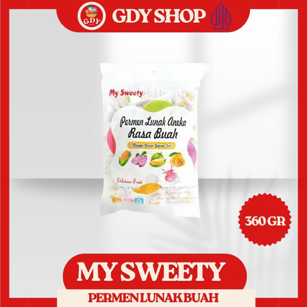 

MY SWEETY MIX FRUIT 360g | PERMEN JELLY