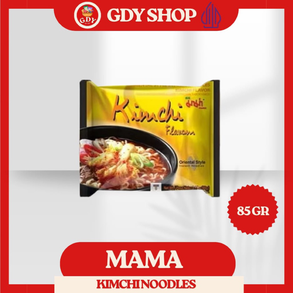 

MAMA Kimchi Flavour Instant Noodles 90g Thailand Mie Instan