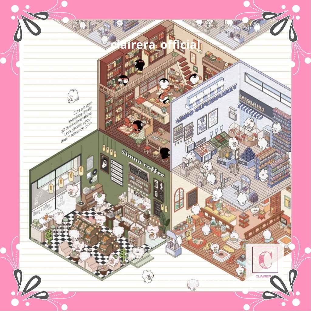 

FREE PINSET! Mainan Stiker Dekorasi Ruangan DIY / Stiker ASMR Satisfying / Clairera Store