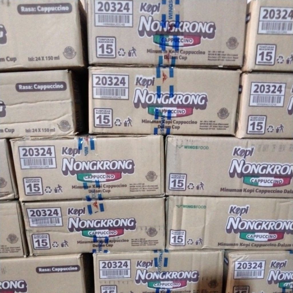 

nongkrong cappucino 150 ml isi 24 cup