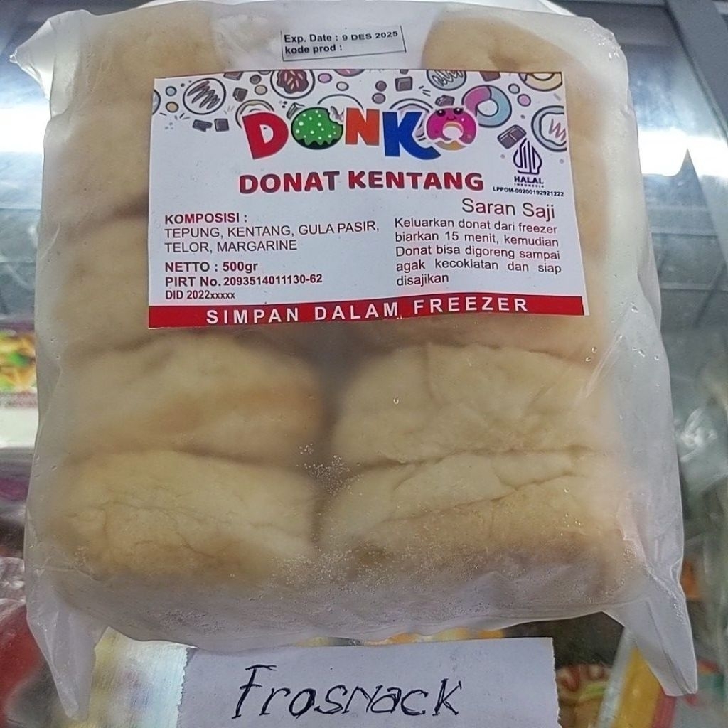 

Donko donat kentang isi 10 pcs