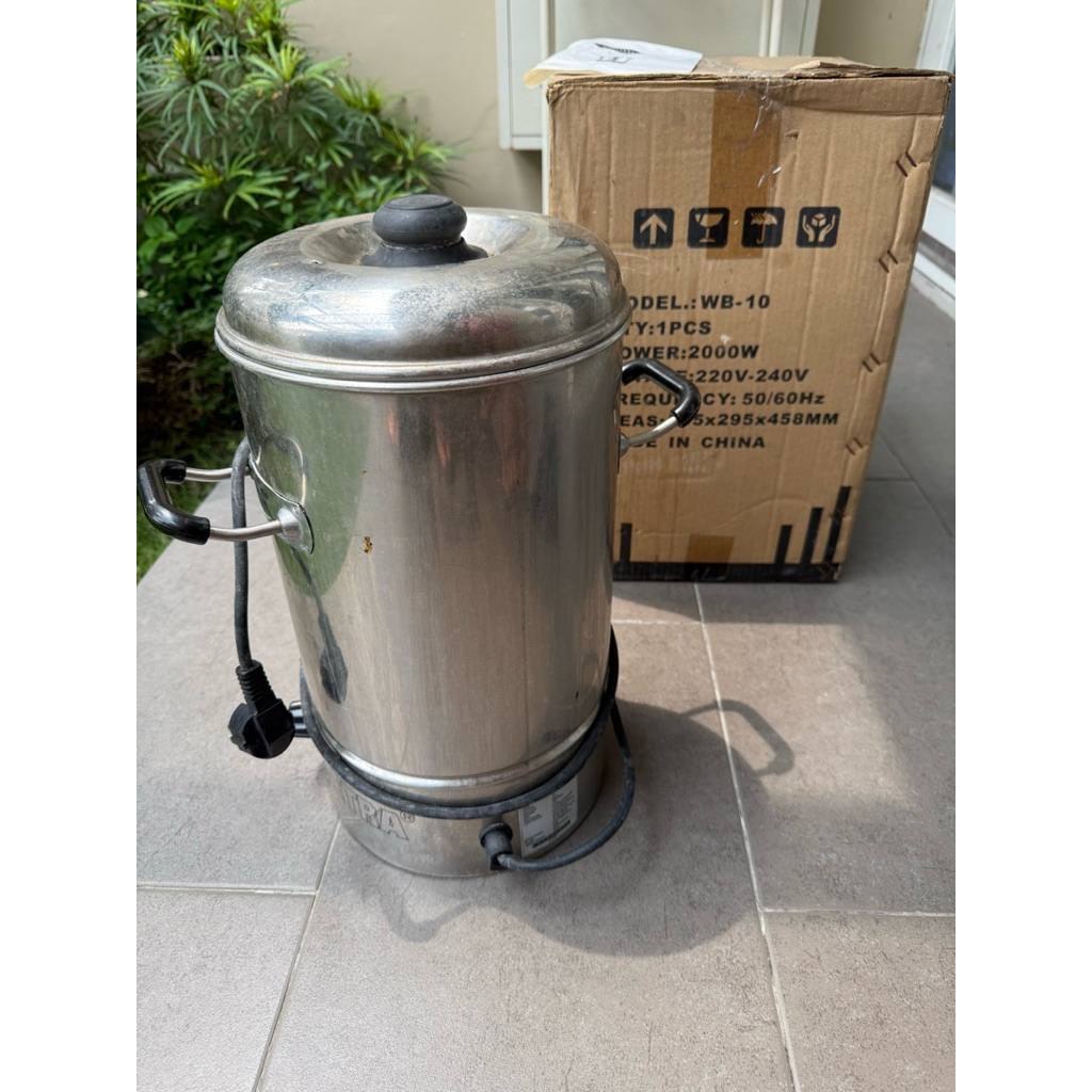 Getra CROWN Water Boiler WB-10L Second Bekas Pakai