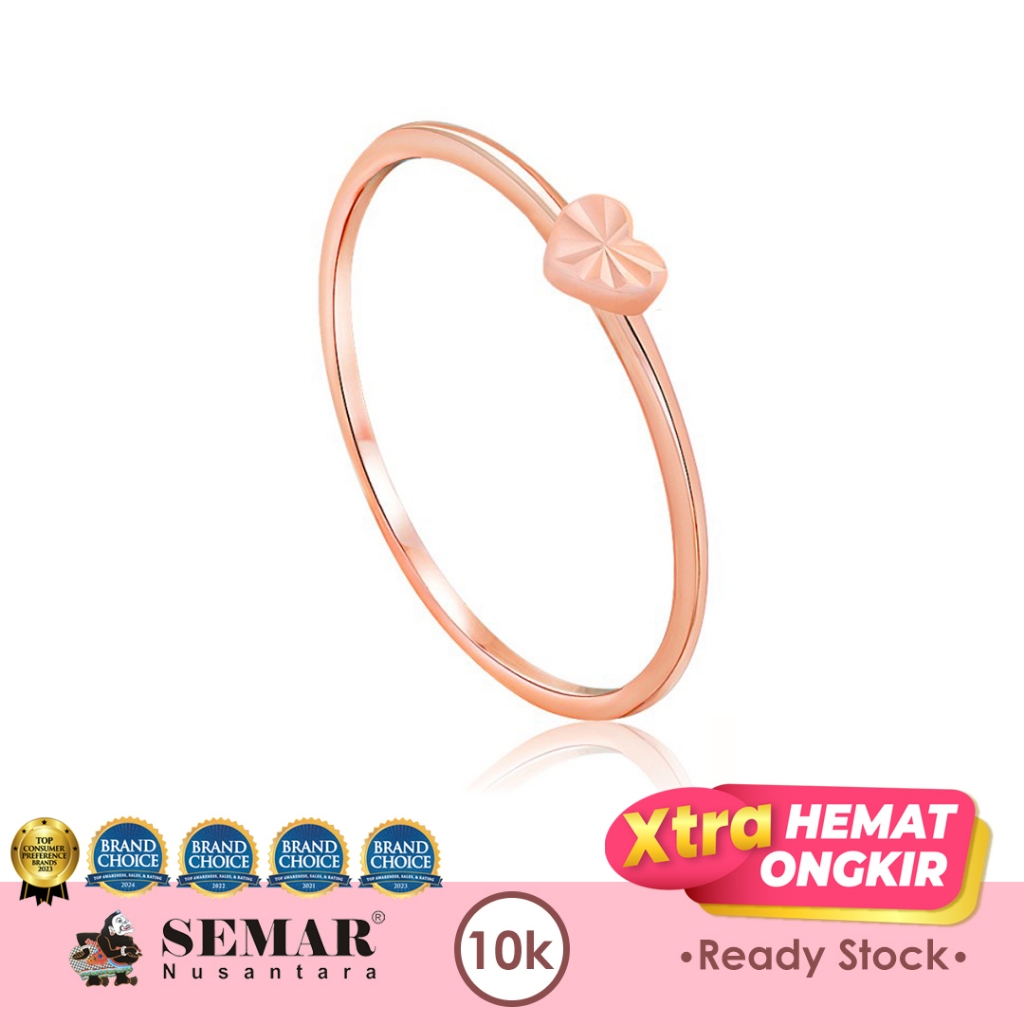 Cincin Emas Neora Love Gold 10K Semar Nusantara