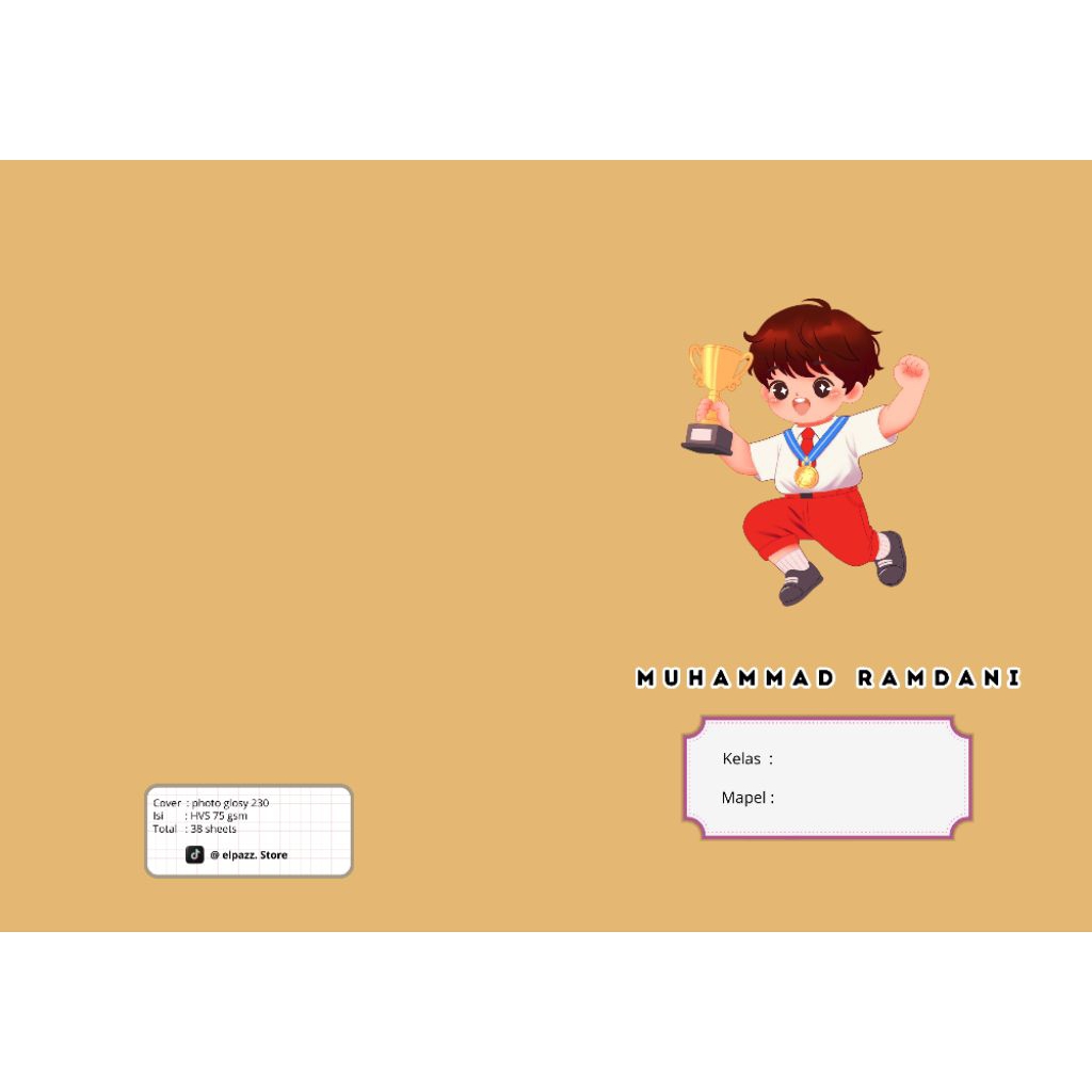 

BUKU COSTUM NAMA & FOTO | BUKU TULIS COSTUM TERMURAH | TEMA COKLAT