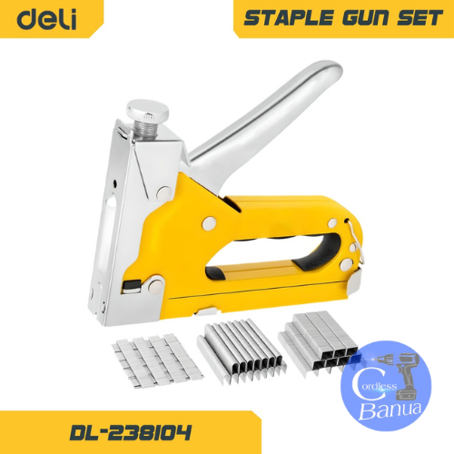 

STAPLES GUN "DELI" DL-238104 ||STAPLES TEMBAK MANUAL "DELI" + ISI STAPLES