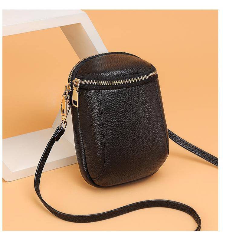 Tas Selempang Bahu Wanita Mini (COD) Tas Selempang Kulit Tas Selempang HP Dan Uang Kecil Ringan Imut