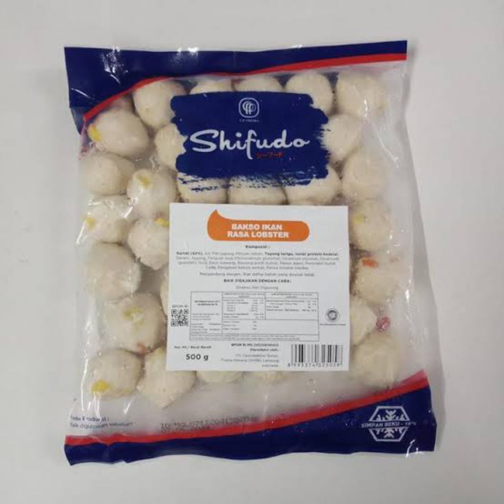 

Shifudo Bakso Lobstee 500 gr (Frozen Food)