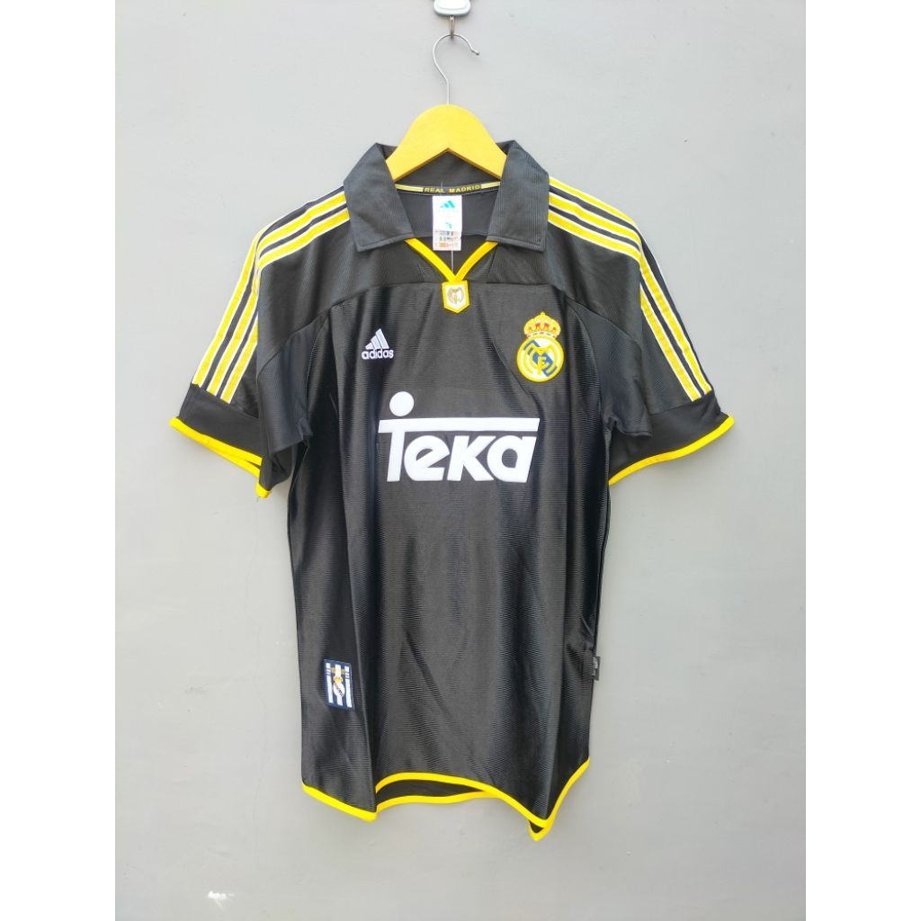 JERSEY REAL MADRID AWAY TEKA RETRO MUSIM 1999/2000