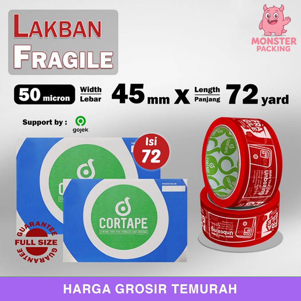 

LAKBAN FRAGILE UNBOXING 45mm JANGAN DIBANTING KHUSUS OJOL / DUS