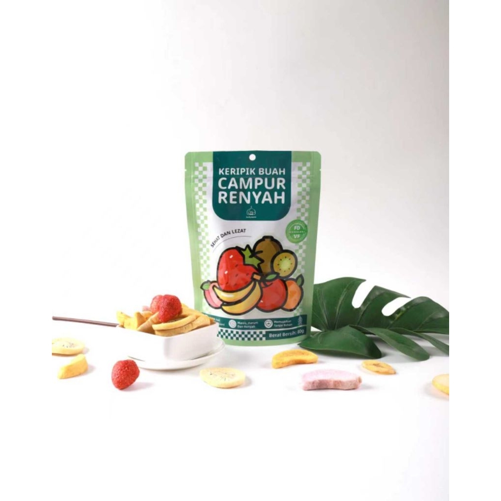 

HALAL Keripik Buah Campur Renyah 80g
