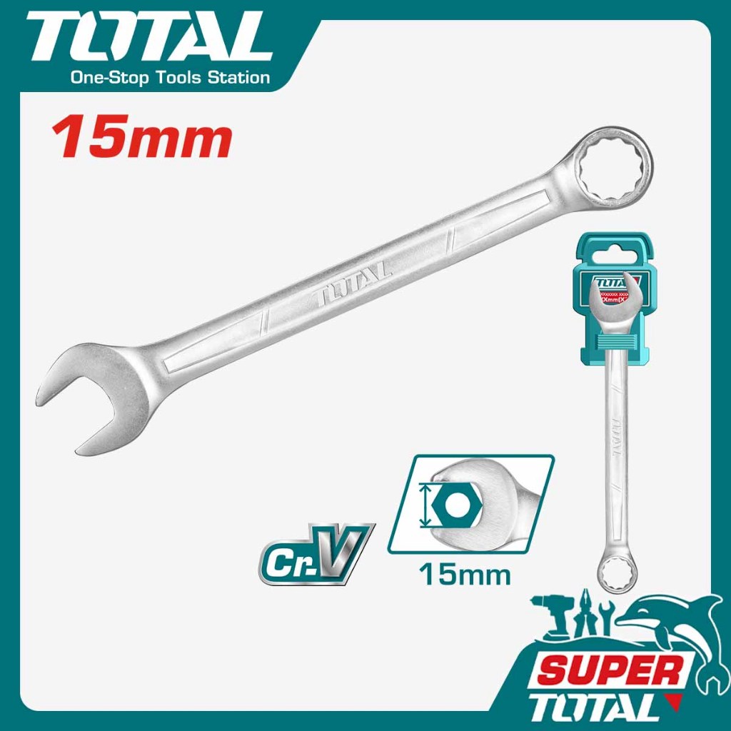 TOTAL Kunci Ring Pas / Combination Spanner TCSPA151