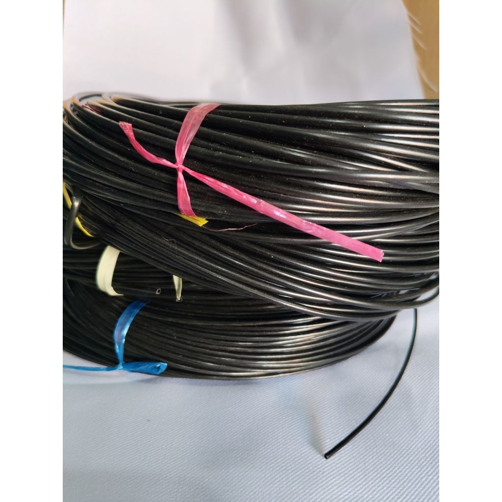 SELANG PANDEPUN/ TALI ROTAN PLASTIK HITAM UKURAN 2MM, 2,3MM, 2,5MM, 2,8MM