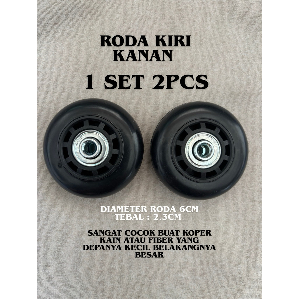 Roda Koper Bering 6cm Kanan kiri