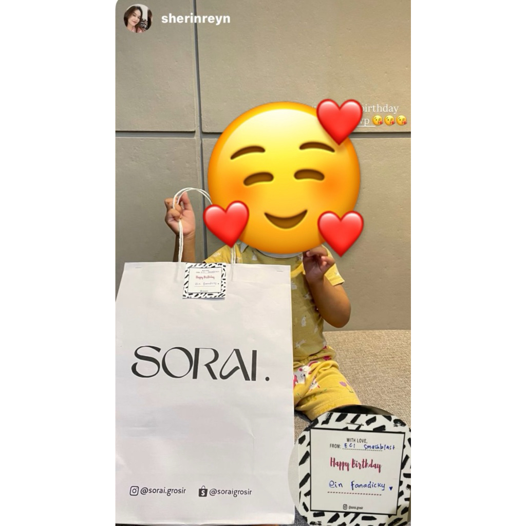 

paperbag + ucapan HBD