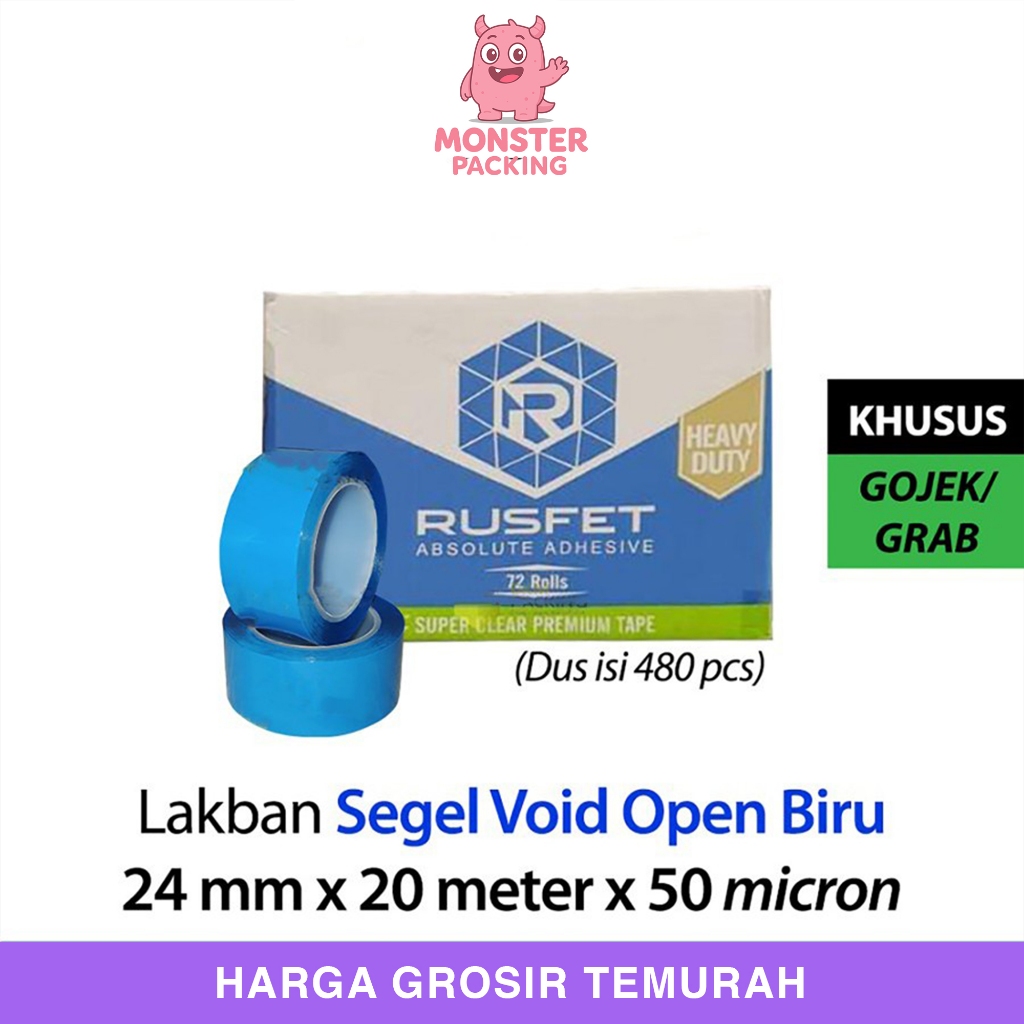 

LAKBAN SECURITY OPEN SEGEL VOID TAPE SELOTIP ISOLASI RUSFET OJOL/DUS