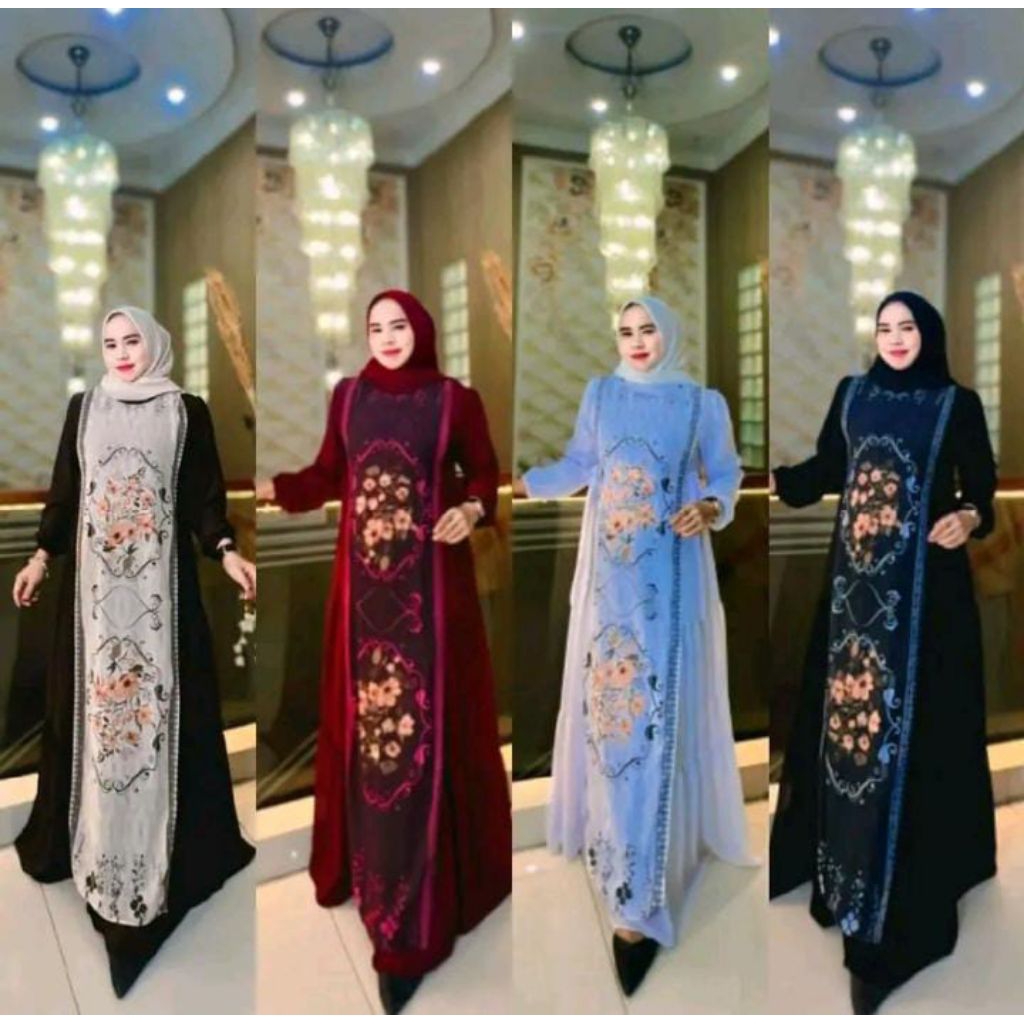 (Helena dress) by Zulfa Abaya (no hijab)