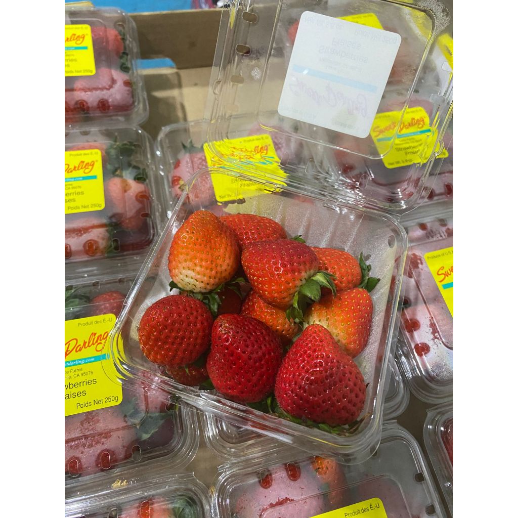 

BUAH STRAWBERRY IMPORT. USA. KOREA. RRC. AUSI FRESH SEGAR. IMPOR ASLI ENAK