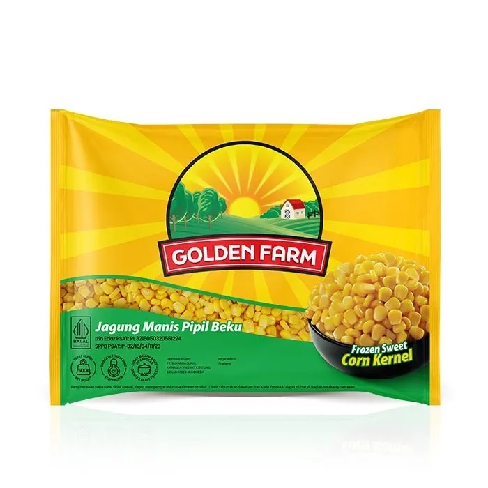 

Golden Farm Corn Kernel 500gr - Jagung Pipil Beku 500 gr
