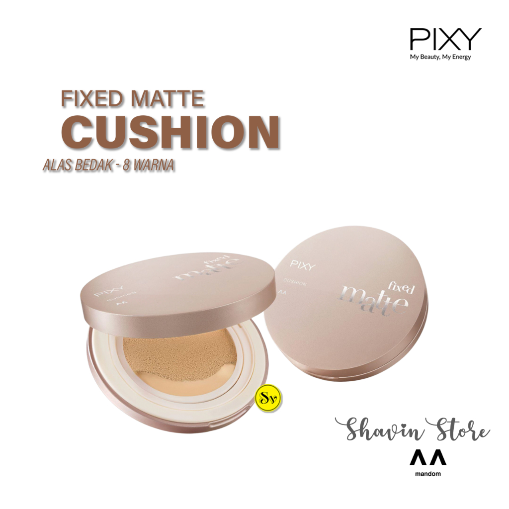 Pixy Fixed Matte Cushion Series Kosmetik Wajah Alas Bedak Wajah