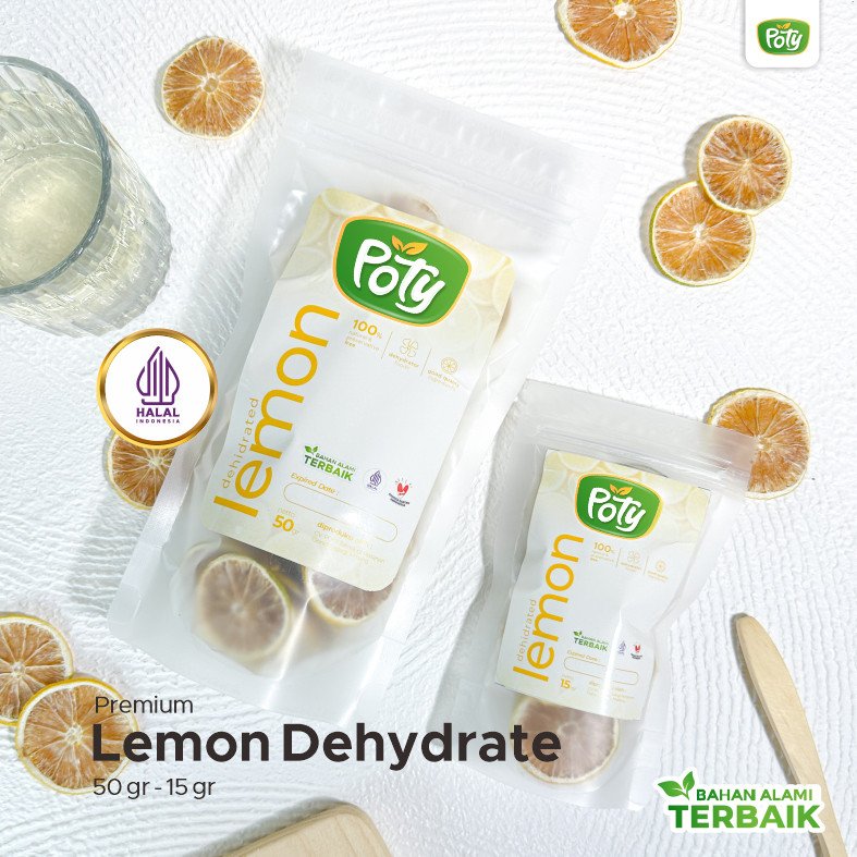 

Lemon Dried Slice Kering Iris Premium Dehydrated California Asli Original Poty