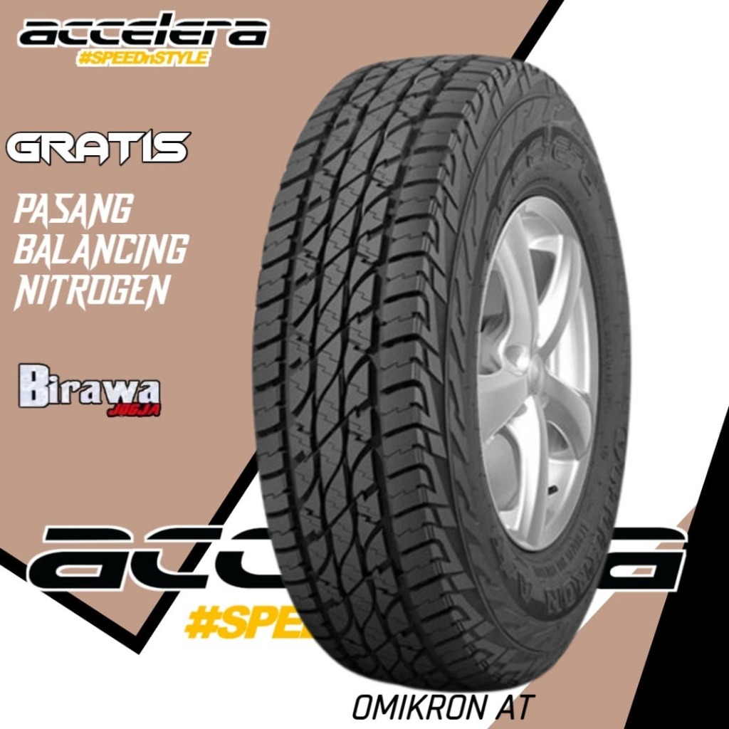 Ban Mobil Ring 15 Semi Offroad Merk Ban Accelera Omikron A/T 235/75 R15 Murah Terlaris Daerah Jogja