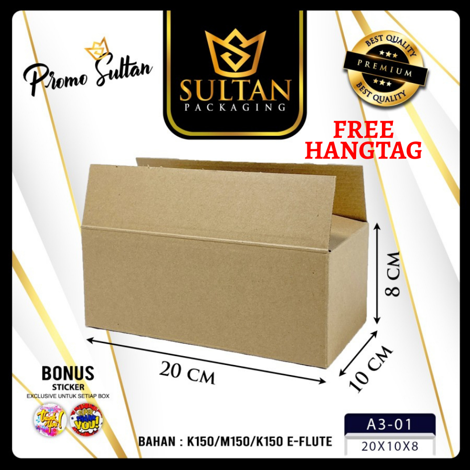 

Box Packaging - Kotak Kardus Uk 20x10x8 - Kotak Kardus Barang Jumbo XL - A3-01