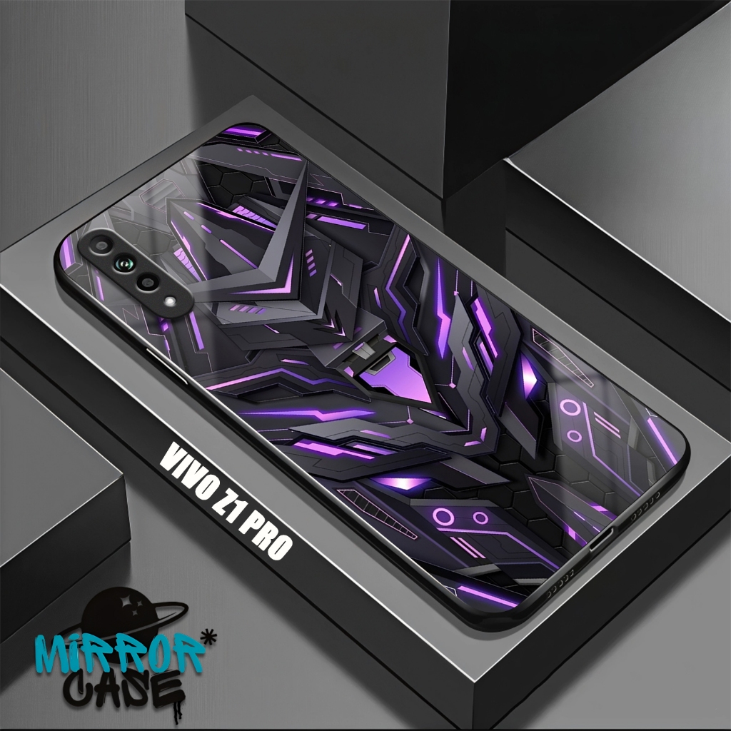 Softcase  Vivo Z1 Pro Casing Glossy Vivo Z1 pro Vivo 1951 1918 Case kaca - Kesing Kaca Kilau - Casin