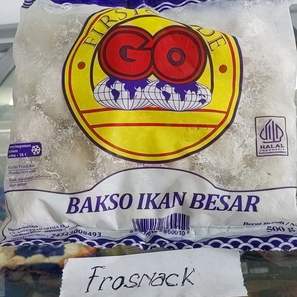

Go Bakso ikan besar 500 gram