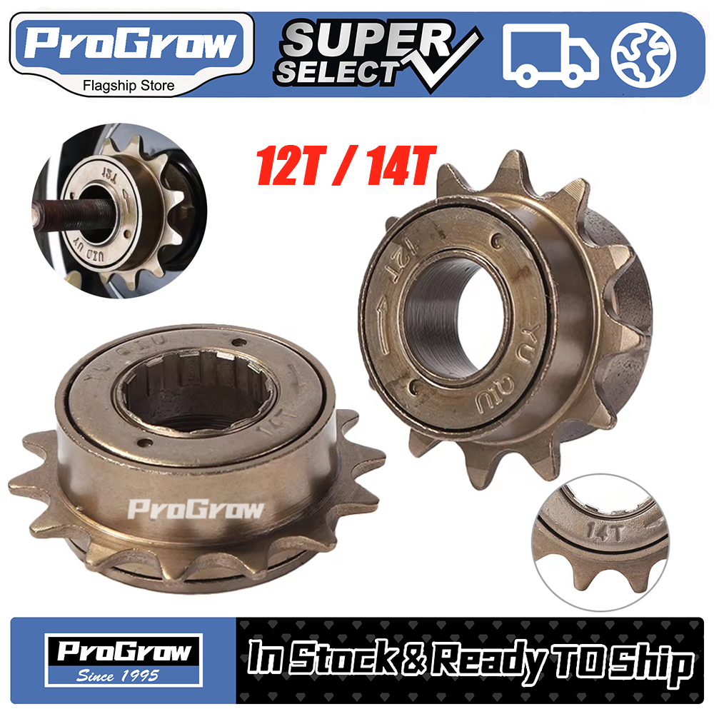 Roda Gigi Freewheel 12T/14T Sepeda Single Speed Belakang untuk BMX & Fixie