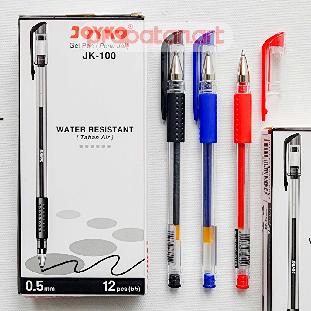 

Joyko JK-100 Gel Pen 0.5mm | Pena Jel | Pulpen