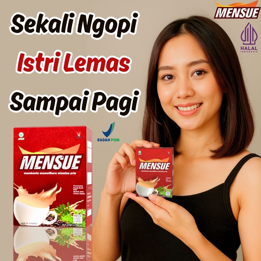 

Mensue Original Kopi Stamina Pria Kuat Tahan Lama Tanpa Efek Samping Halal dan Sudah Terdaftar BPOM