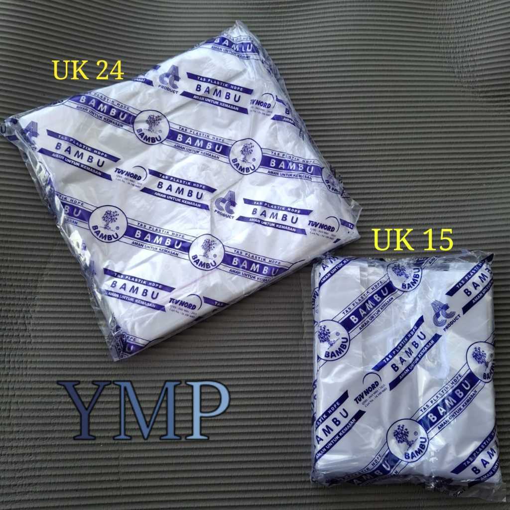 Kantong plastik 15x30 dan 24x40 bening transparan  bambu aman bungkus makanan
