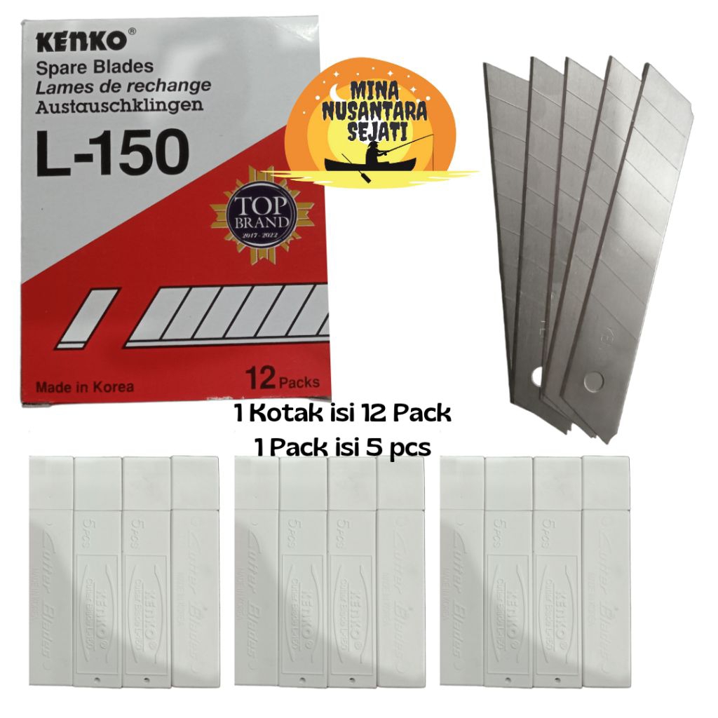 

KENKO- ISI CUTTER L-150 ISI 12 TUBE - HARGA PER PACK