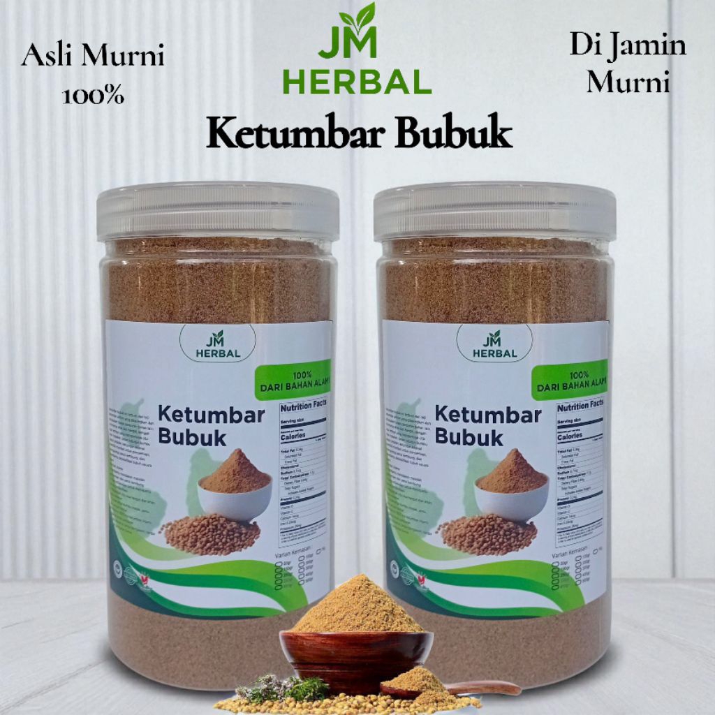 

Ketumbar Bubuk 500gram Kemasan Toples/Asli Murni Ketumbar Bubuk 500gram