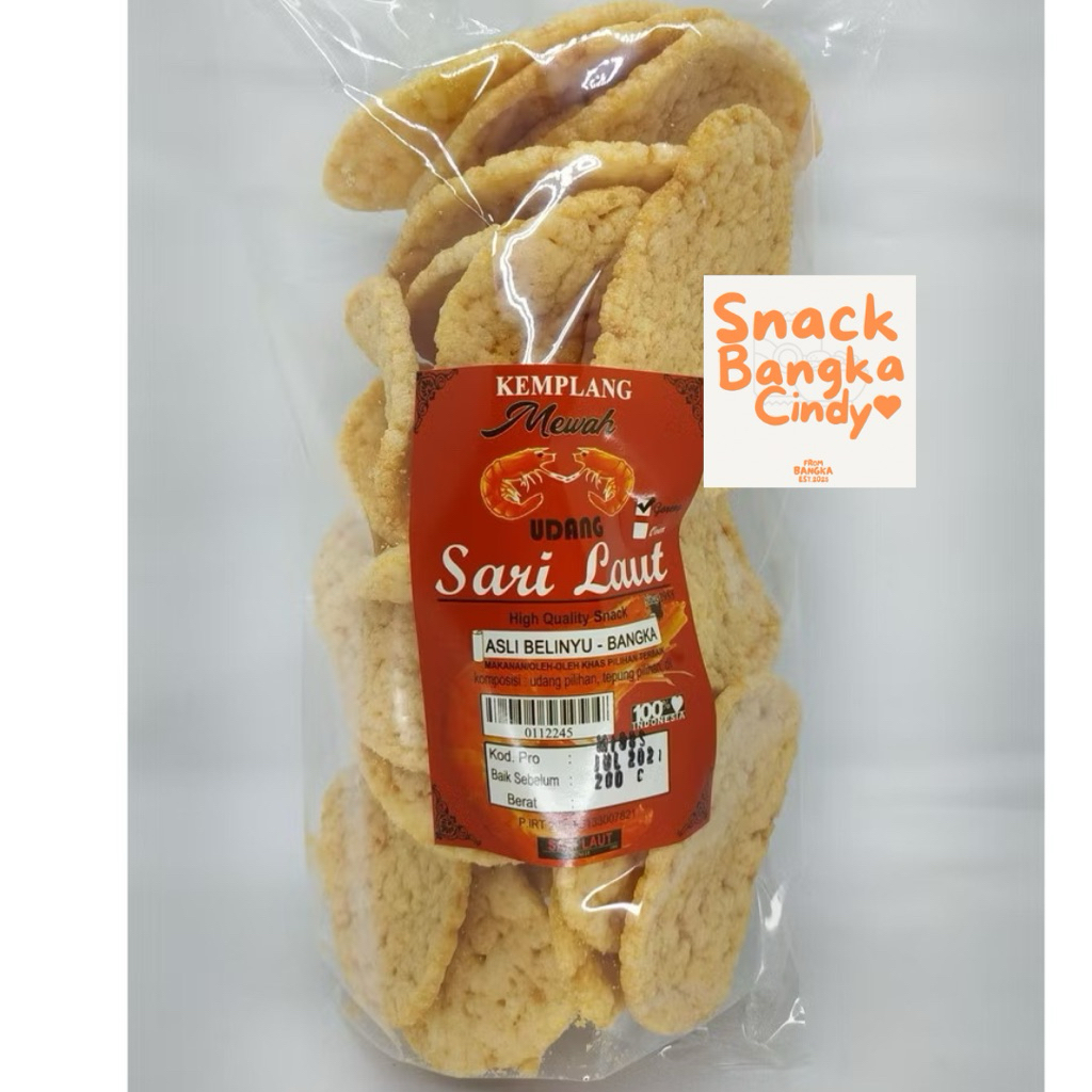 

Kerupuk Kemplang Udang Mewah Sari Laut Belinyu Snack Bangka
