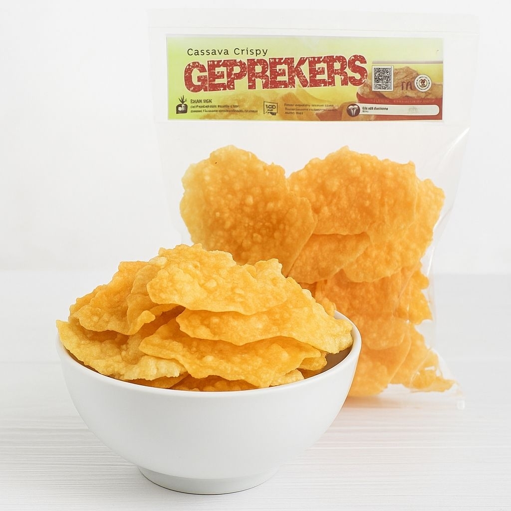 

Singkong Geprek Keripik Renyah bikin nagih Kriuk CEMILAN BEDA DARI YANG LAIN snack oleh oleh camilan khas Kripik