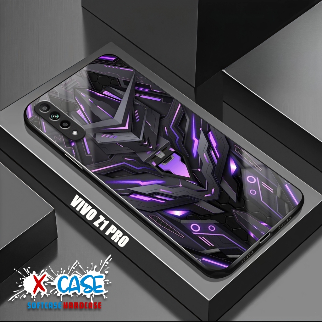 Softcase  Vivo Z1 Pro Casing Glossy Vivo Z1 pro Vivo 1951 1918 Case kaca - Kesing Kaca Kilau - Casin