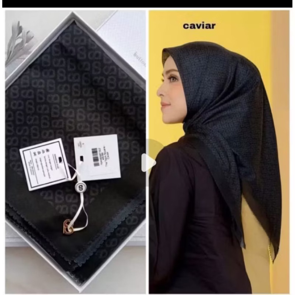 Tapis Series Hijab Buttonscarves Box Plat B Premium
