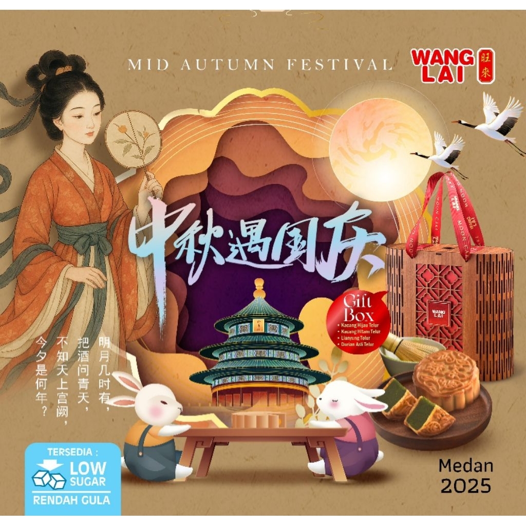 

Kue Bulan / Mooncake Wang Lai Medan