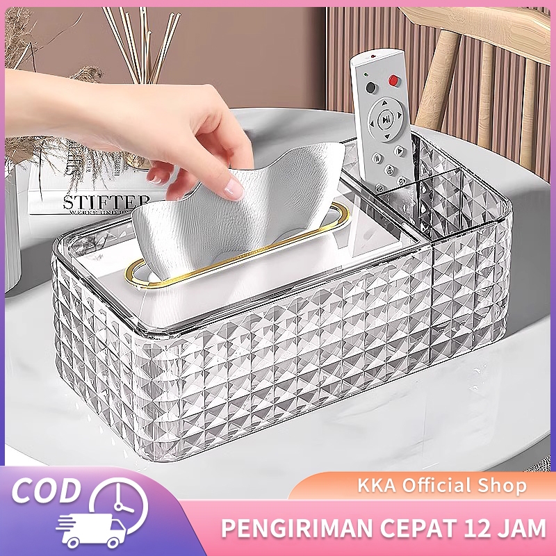 Tempat Tisu Kotak tissue transparan mewah tempat tissue lucu dan unik box tissue toilet wadah kotak 