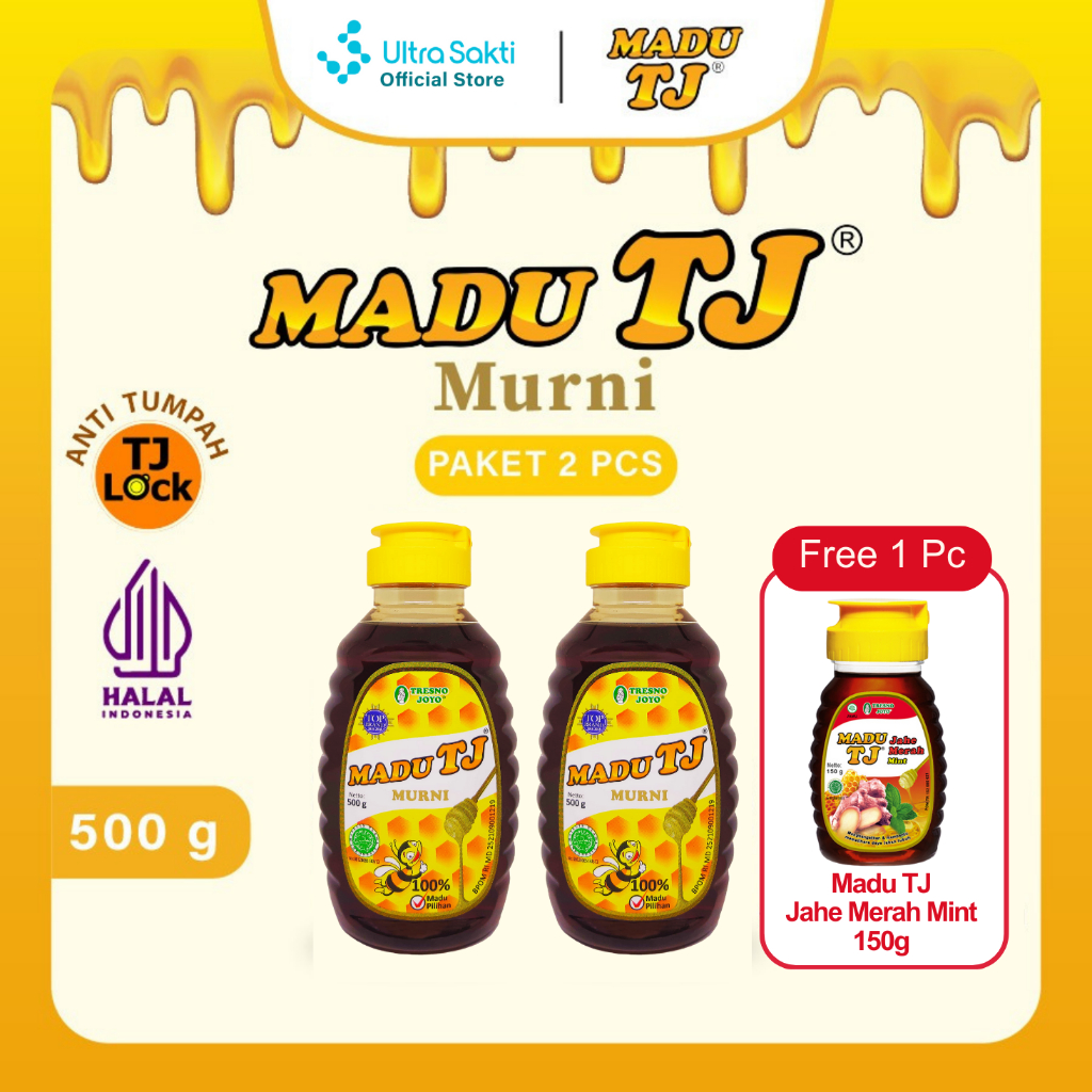 

Paket 2 Madu TJ Murni 500gr [Free GIFT]